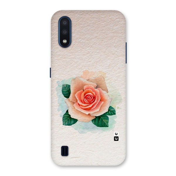 Flower Water Art Back Case for Galaxy M01