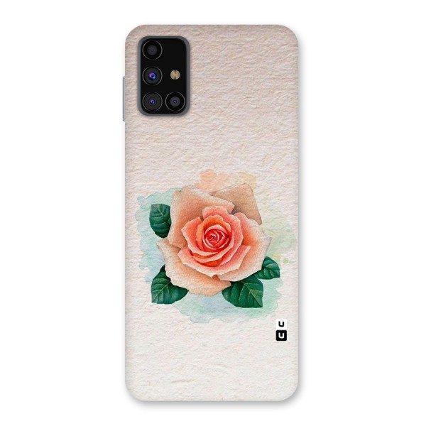 Flower Water Art Back Case for Galaxy M31s