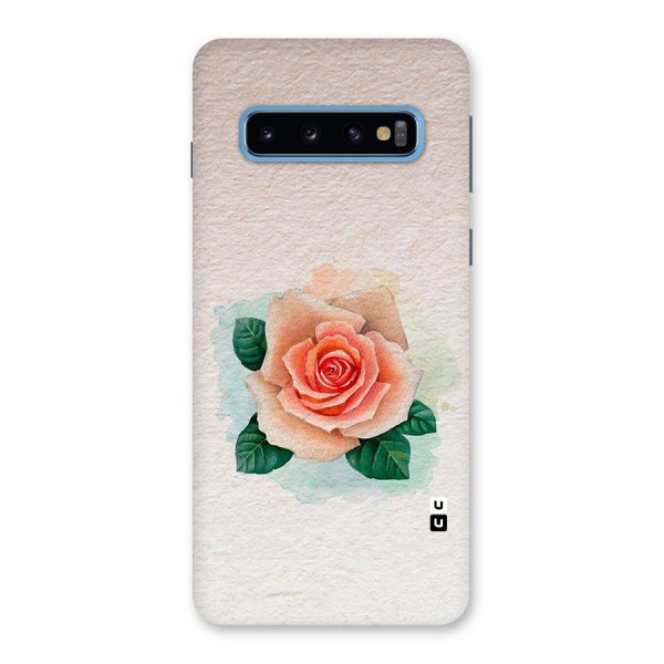 Flower Water Art Back Case for Galaxy S10