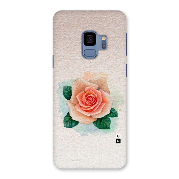 Flower Water Art Back Case for Galaxy S9