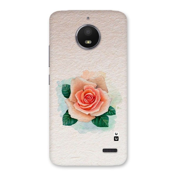 Flower Water Art Back Case for Moto E4