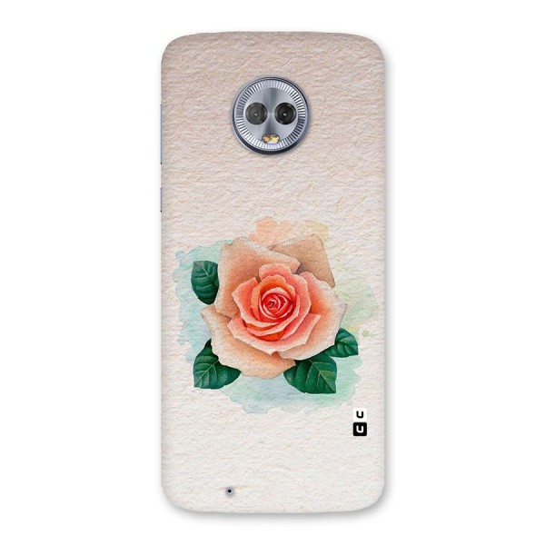 Flower Water Art Back Case for Moto G6