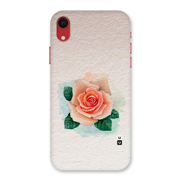 Flower Water Art Back Case for iPhone XR