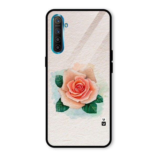 Flower Water Art Glass Back Case for Realme XT