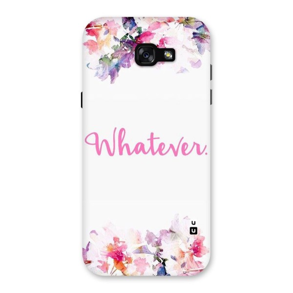 Flower Whatever Back Case for Galaxy A7 (2017)