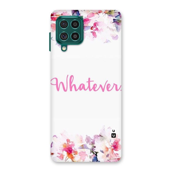 Flower Whatever Back Case for Galaxy F62