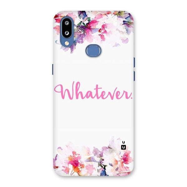 Flower Whatever Back Case for Galaxy M01s