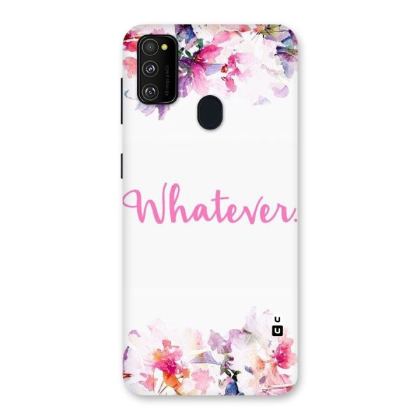 Flower Whatever Back Case for Galaxy M21