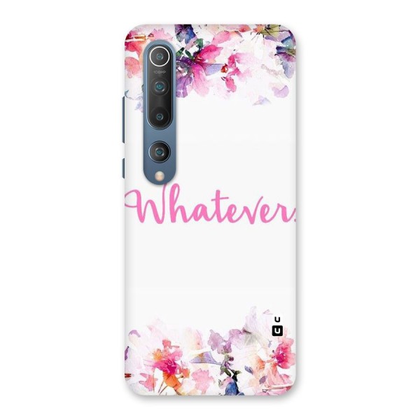 Flower Whatever Back Case for Mi 10