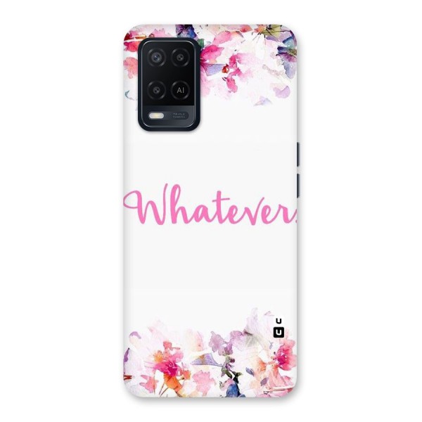 Flower Whatever Back Case for Oppo A54