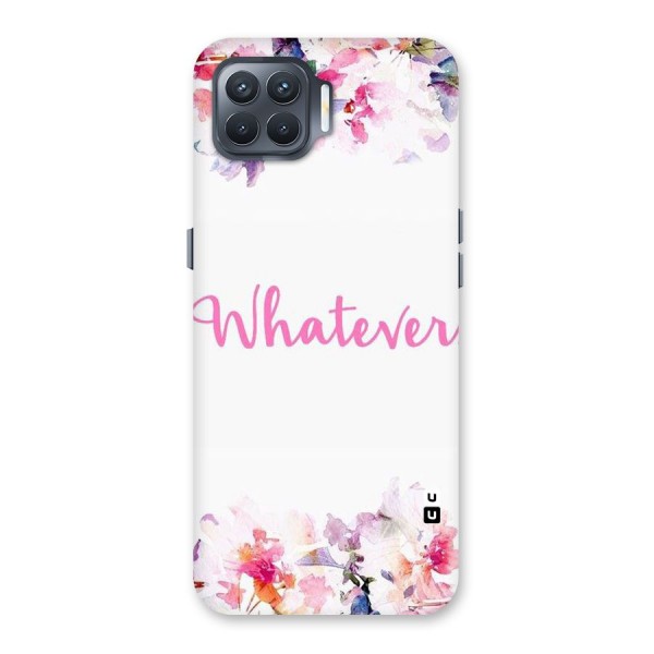 Flower Whatever Back Case for Oppo F17 Pro