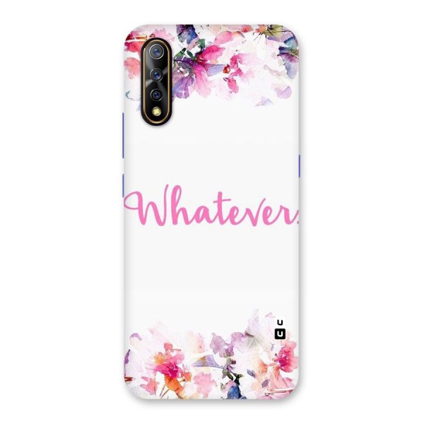 Flower Whatever Back Case for Vivo S1