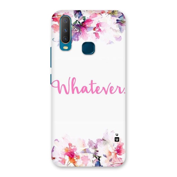 Flower Whatever Back Case for Vivo U10