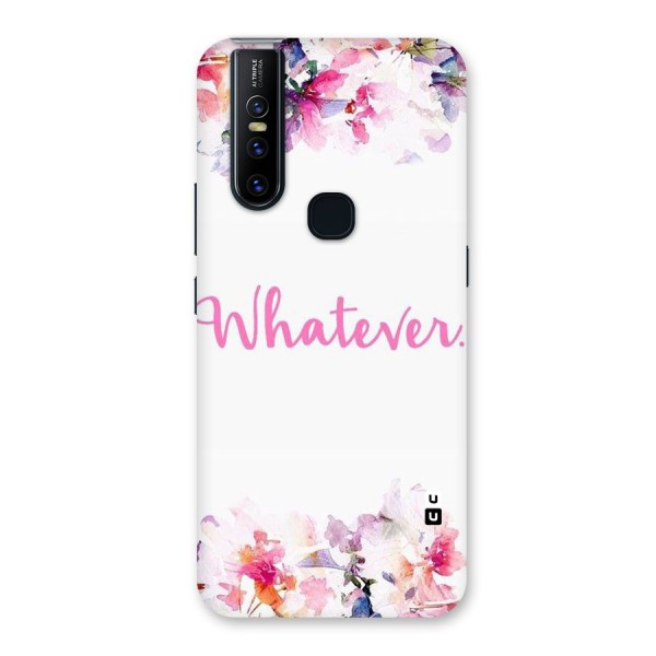 Flower Whatever Back Case for Vivo V15