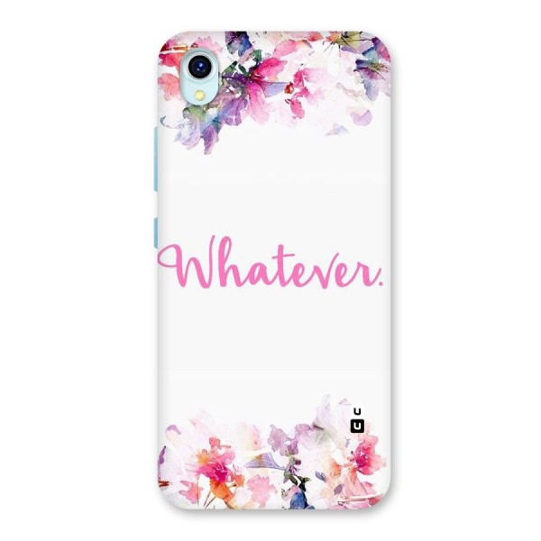 Flower Whatever Back Case for Vivo Y1s