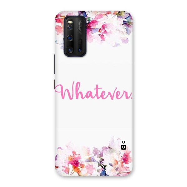 Flower Whatever Back Case for Vivo iQOO 3