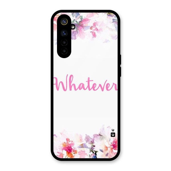 Flower Whatever Glass Back Case for Realme 6