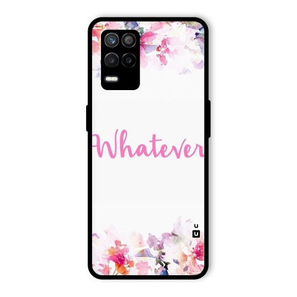 Flower Whatever Glass Back Case for Realme 9 5G