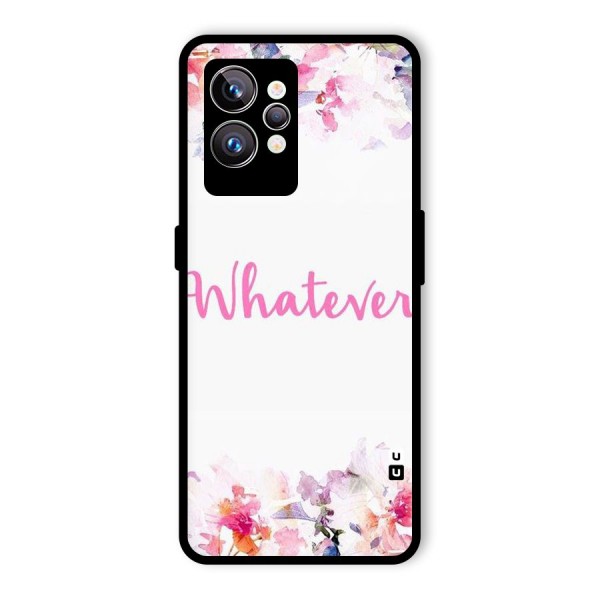 Flower Whatever Glass Back Case for Realme GT2 Pro