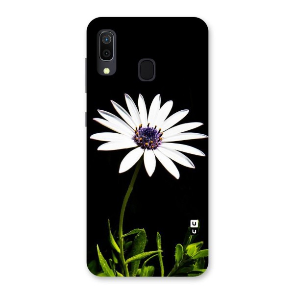 Flower White Spring Back Case for Galaxy A20