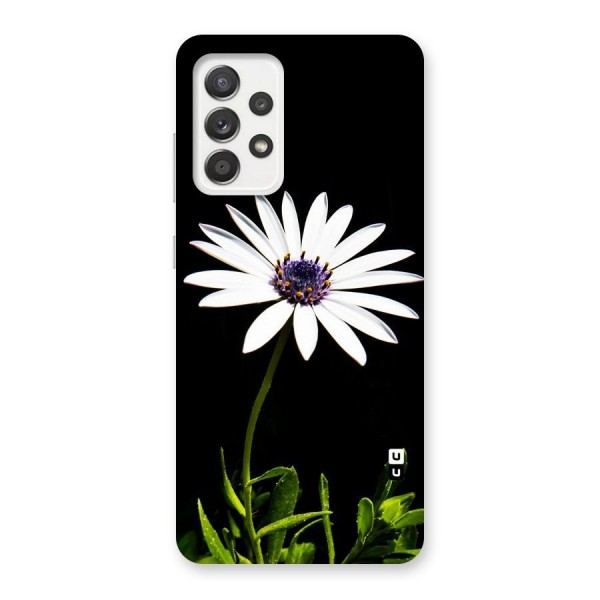 Flower White Spring Back Case for Galaxy A52