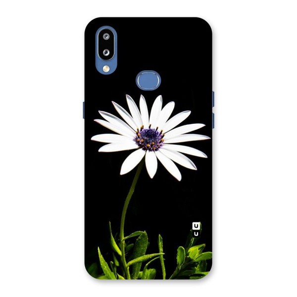 Flower White Spring Back Case for Galaxy M01s