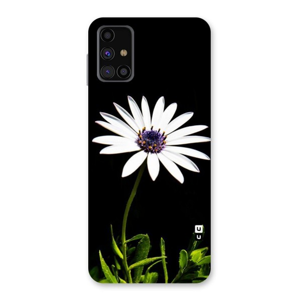 Flower White Spring Back Case for Galaxy M31s