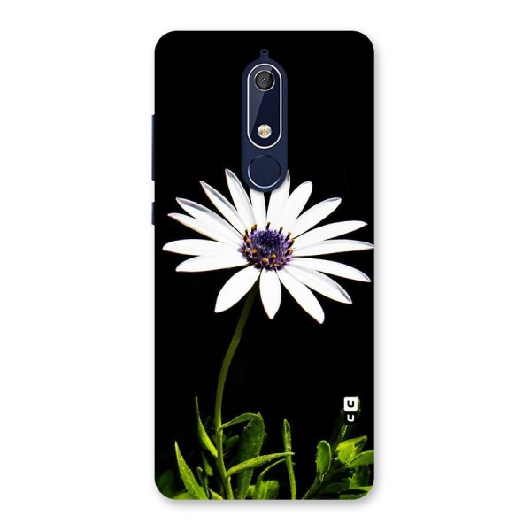 Flower White Spring Back Case for Nokia 5.1