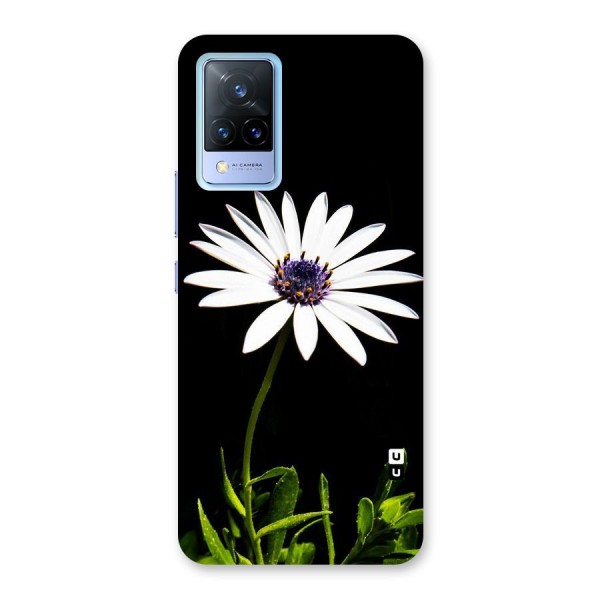 Flower White Spring Back Case for Vivo V21 5G