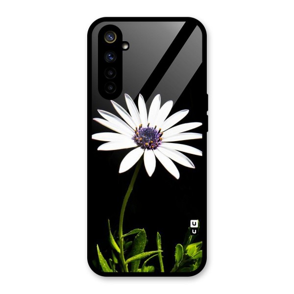 Flower White Spring Glass Back Case for Realme 6