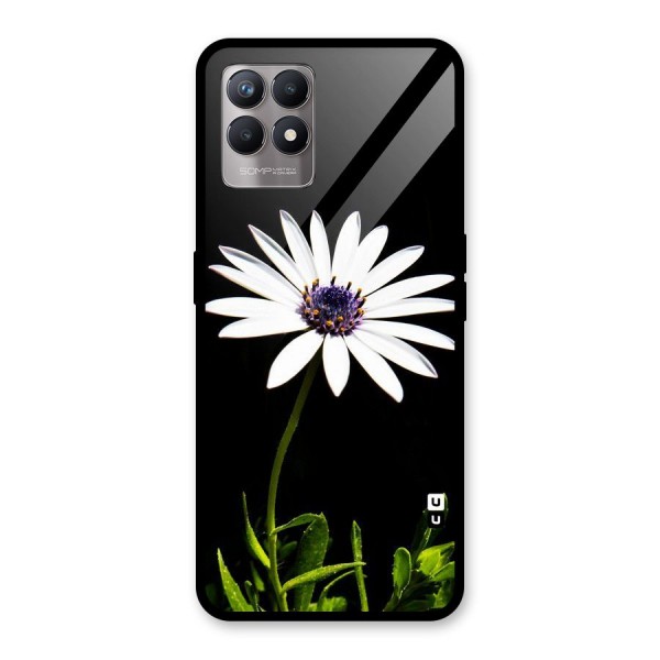 Flower White Spring Glass Back Case for Realme 8i