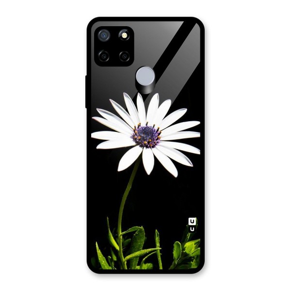 Flower White Spring Glass Back Case for Realme C15