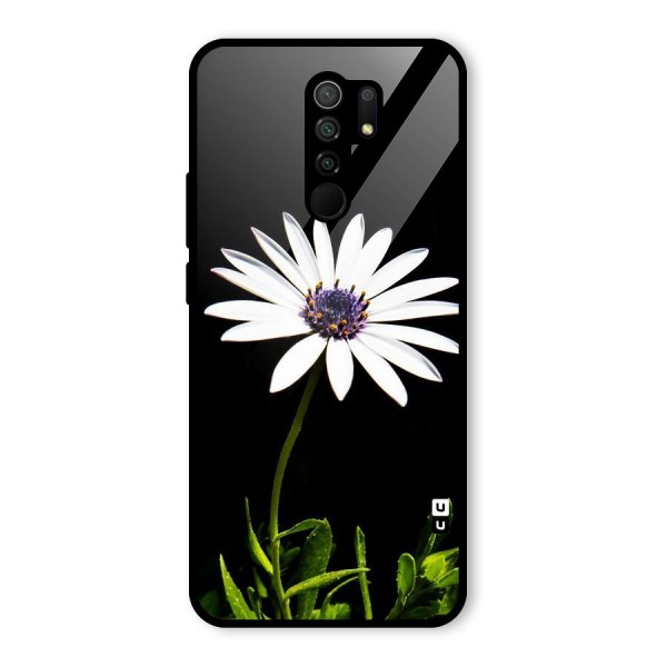 Flower White Spring Glass Back Case for Redmi 9 Prime