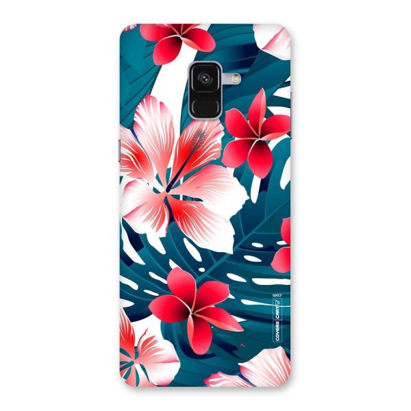 Flower design Back Case for Galaxy A8 Plus