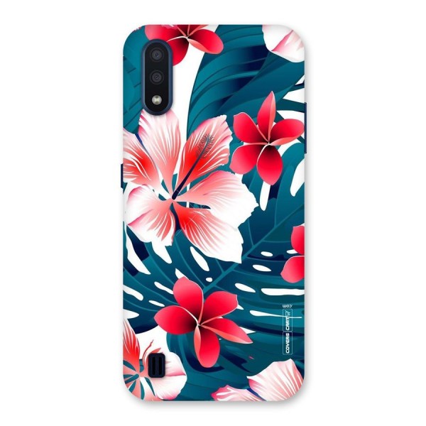 Flower design Back Case for Galaxy M01