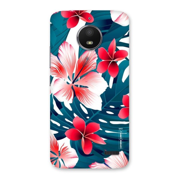 Flower design Back Case for Moto E4