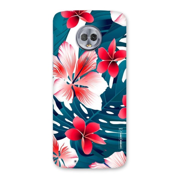 Flower design Back Case for Moto G6