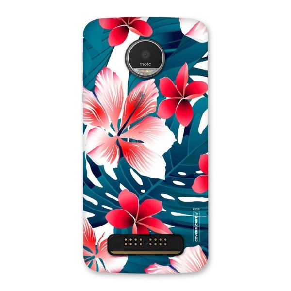 Flower design Back Case for Moto Z Play