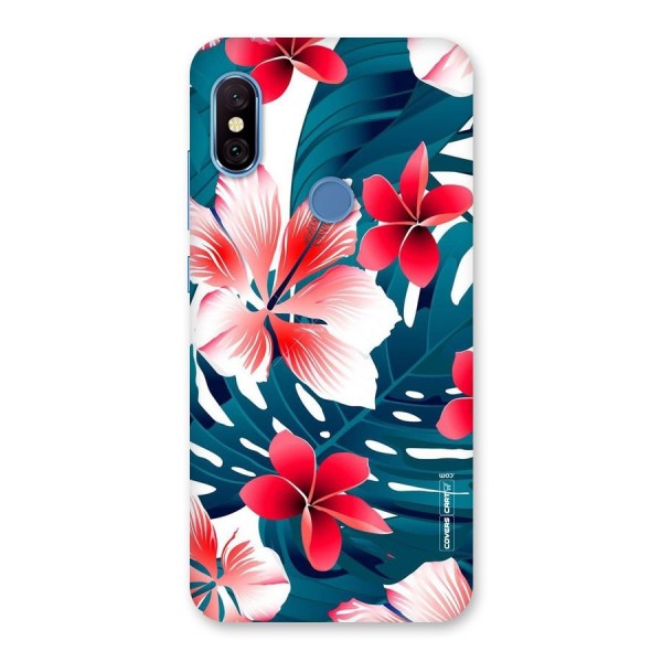 Flower design Back Case for Redmi Note 6 Pro