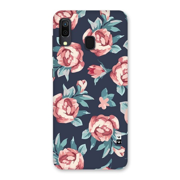 Flowers Painting Back Case for Galaxy A20