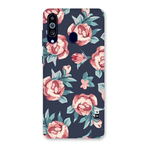 Flowers Painting Back Case for Galaxy A60