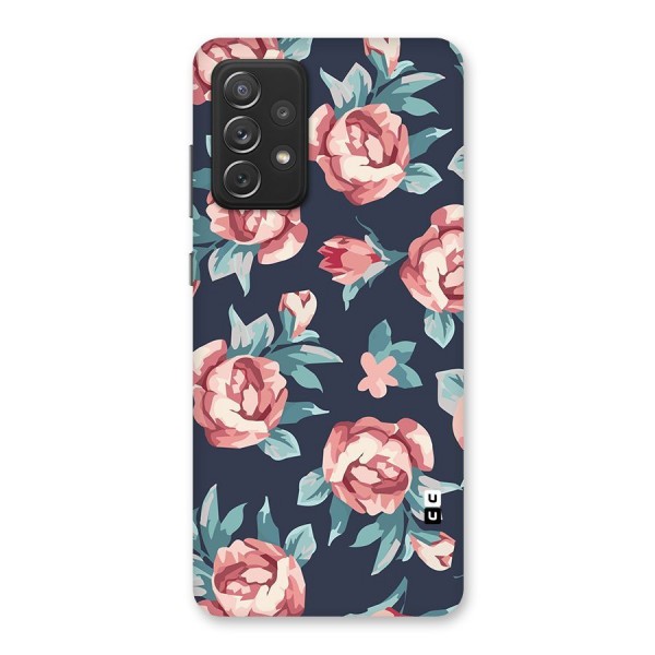 Flowers Painting Back Case for Galaxy A72