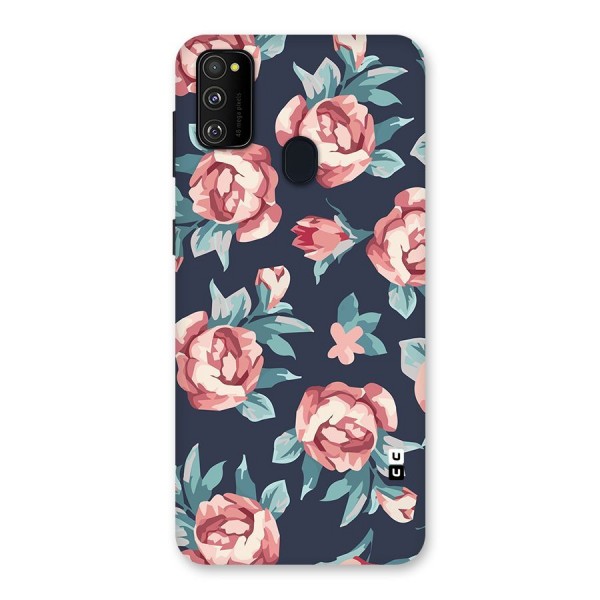 Flowers Painting Back Case for Galaxy M21