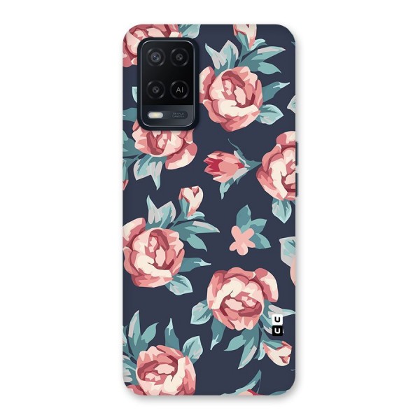 Flowers Painting Back Case for Oppo A54