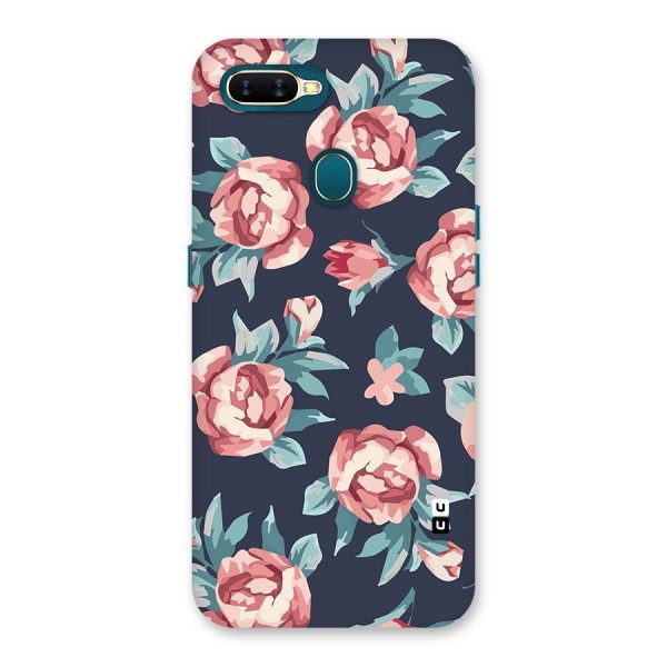 Flowers Painting Back Case for Oppo A7