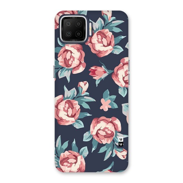 Flowers Painting Back Case for Oppo F17