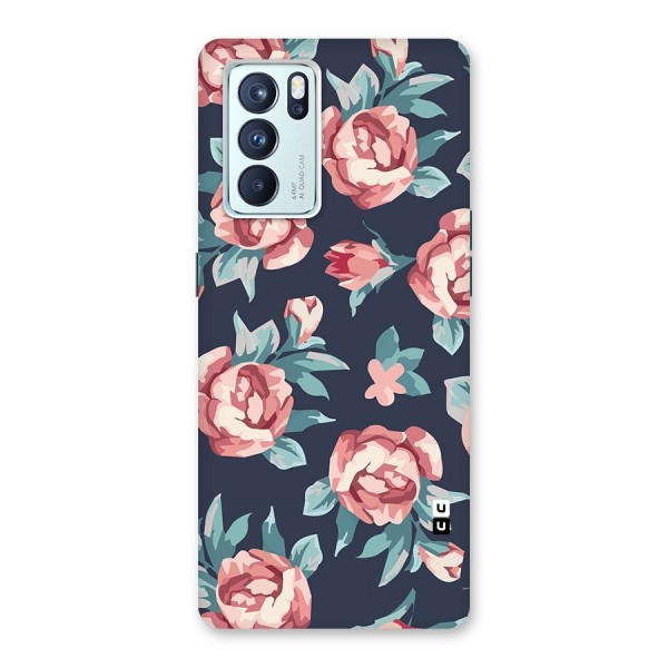 Flowers Painting Back Case for Oppo Reno6 Pro 5G