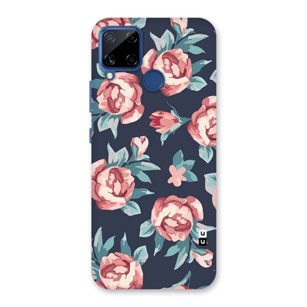 Flowers Painting Back Case for Realme C12