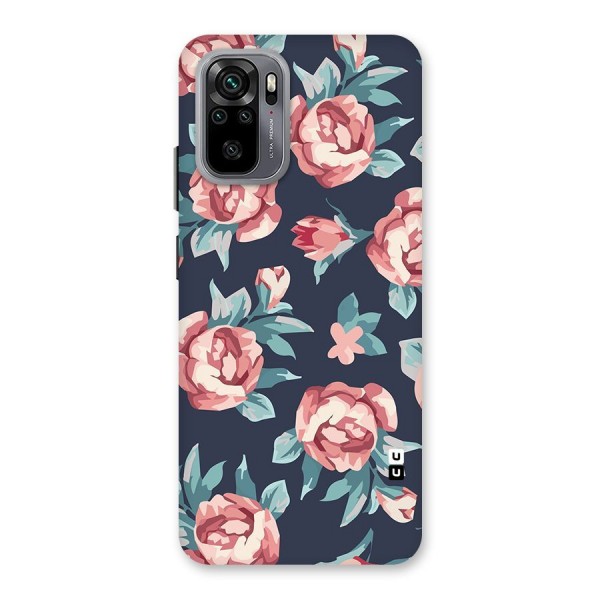 Flowers Painting Back Case for Redmi Note 10