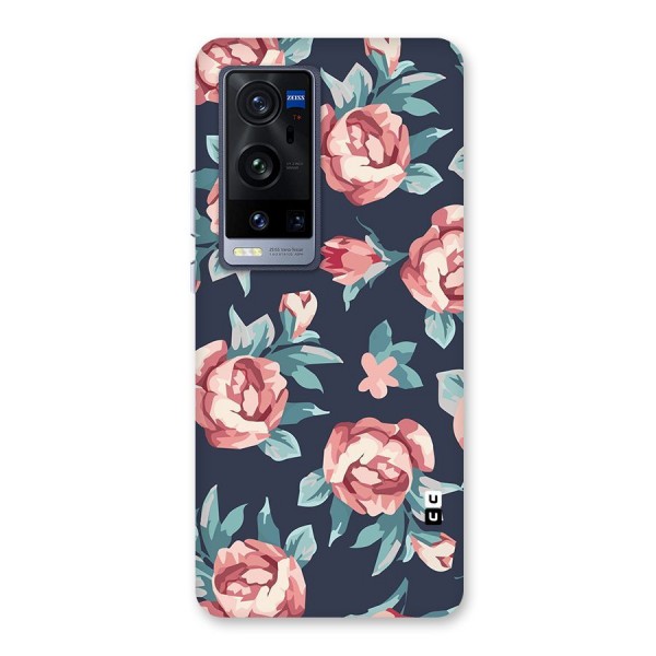 Flowers Painting Back Case for Vivo X60 Pro Plus